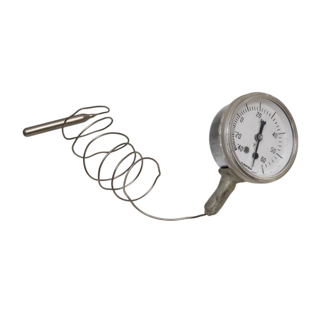 Marsh Instruments Co. 2.75" Round Temperature Gauge -40-60F With Sensor 13261A2